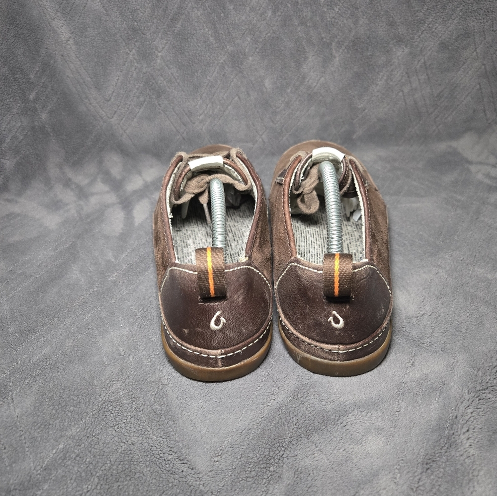 Olukai Shoes Mens Sz 10 Brown Suede Leather Casual Sneakers. - Picture 6 of 9